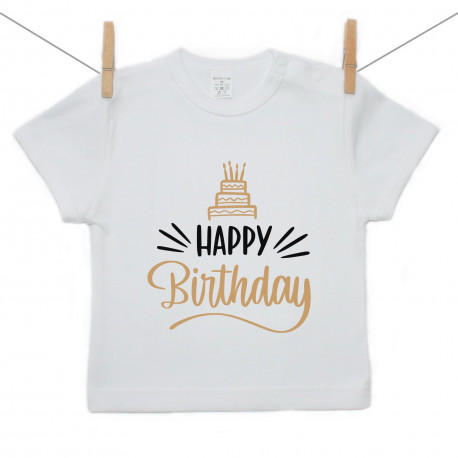 Majica s kratkim rukavom Happy birthday