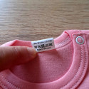 Roze bodije s dugim rukavom Već imam 2 mjeseca s medvjedićem i imenom djeteta Djevojčica