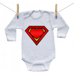 Bodije s dugim rukavom Super dijete