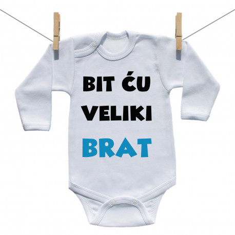 Bodije s dugim rukavom Bit ću veliki brat