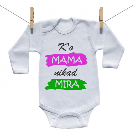 Bodije s dugim rukavom K'o mama: nikad mira