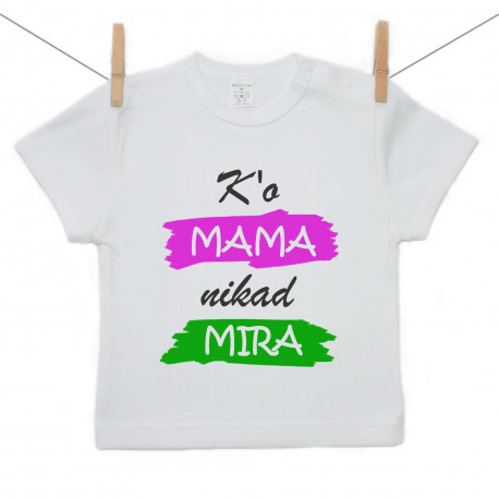 Majica s kratkim rukavom K'o mama: nikad mira Majica s kratkim rukavom K'o mama: nikad mira