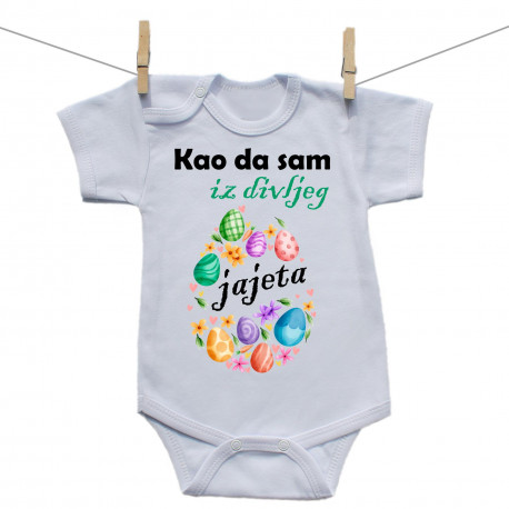 Bodije s kratkim rukavom Kao da sam iz divljeg jajeta
