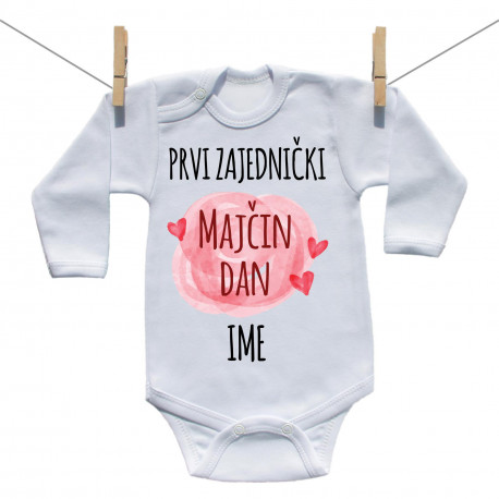 Bodije s dugim rukavom Prvi zajednički Majčin dan