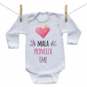 Bodije s dugim rukavom Mala princeza s imenom