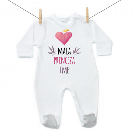 Pidžama Mala princeza s imenom