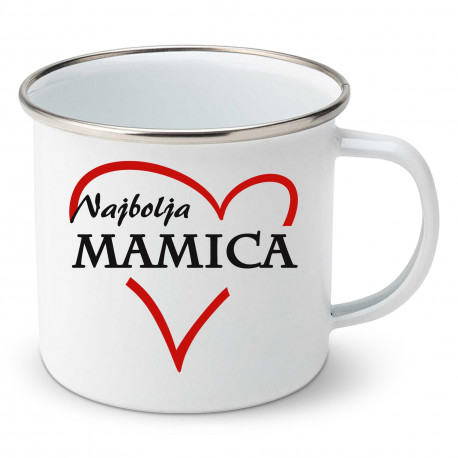 Emajlirana šalica Najbolja mamica