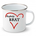 Emajlirana šalica Najbolji brat