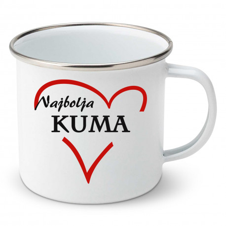 Emajlirana šalica Najbolja kuma