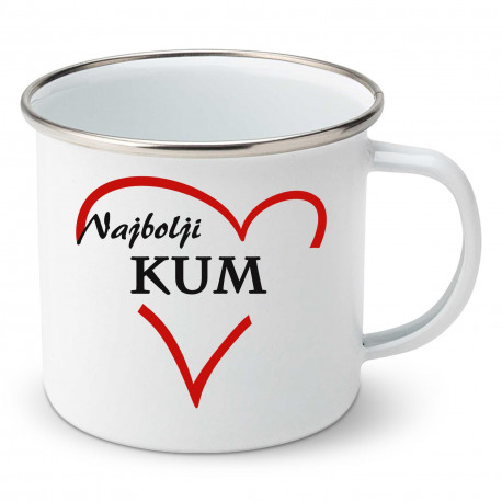 Emajlirana šalica Najbolji kum