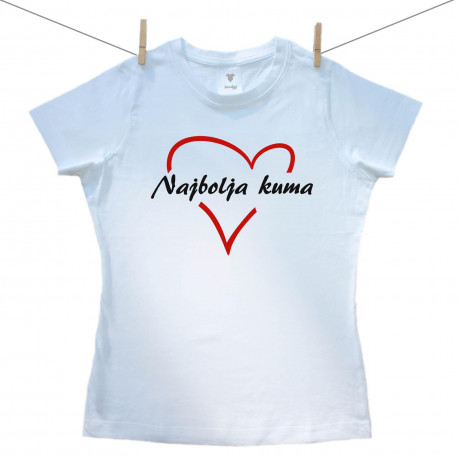 Ženska majica Najbolja kuma