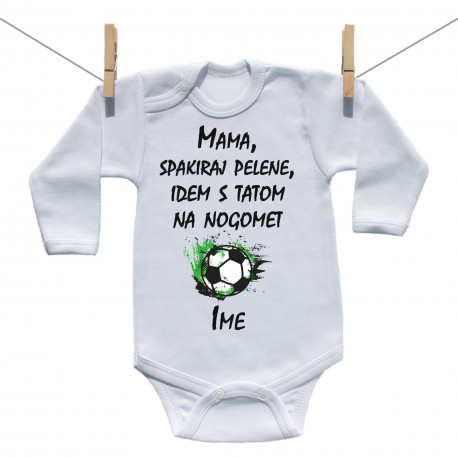 Bodije s dugim rukavom idem s tatom na nogomet