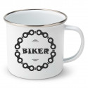 Emajlirana šalica Biker
