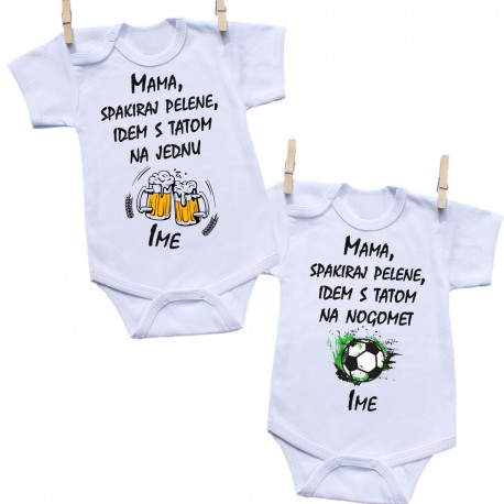 Set Idem s tatom na jednu / na nogomet