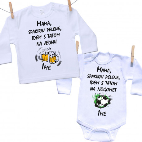 Set Idem s tatom na jednu / na nogomet