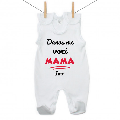 Kombinezon Danas me vozi mama Kombinezon Danas me vozi mama