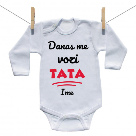 Bodije s dugim rukavom Danas me vozi tata