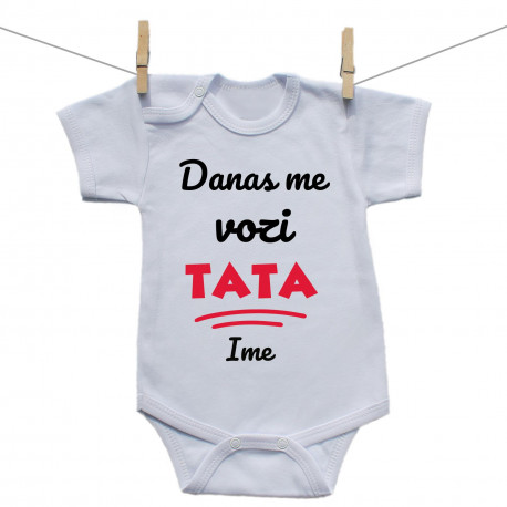 Bodije s kratkim rukavom Danas me vozi tata