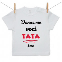 Majica s kratkim rukavom Danas me vozi tata