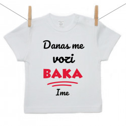 Majica s kratkim rukavom Danas me vozi baka