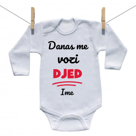 Bodije s dugim rukavom Danas me vozi djed