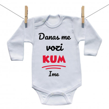 Bodije s dugim rukavom Danas me vozi kum