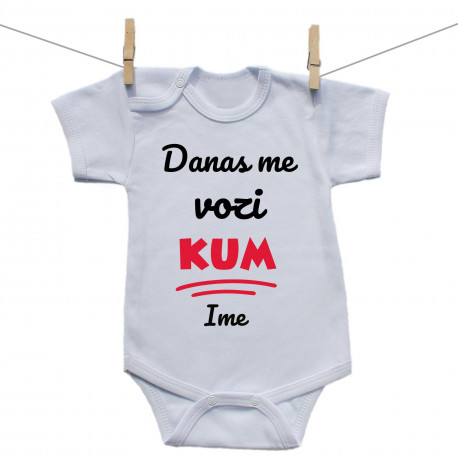 Bodije s kratkim rukavom Danas me vozi kum