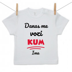 Majica s kratkim rukavom Danas me vozi kum