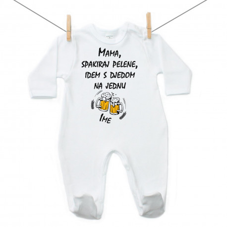 Pidžama Mama, spakiraj pelene, idem s djedom na jednu Pidžama Mama, spakiraj pelene, idem s djedom na jednu