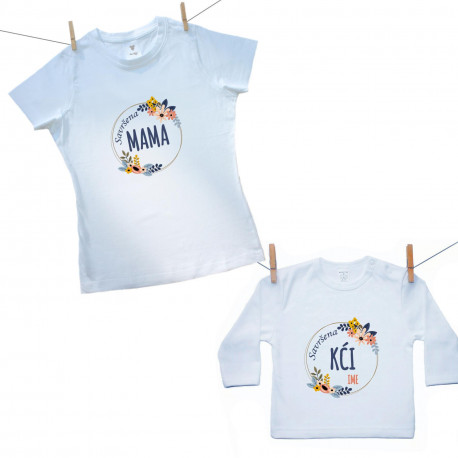 Obiteljski set (majica s dugim rukavom) Savršena mama & Savršena kći
