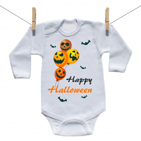 Bodije s dugim rukavom Happy Halloween