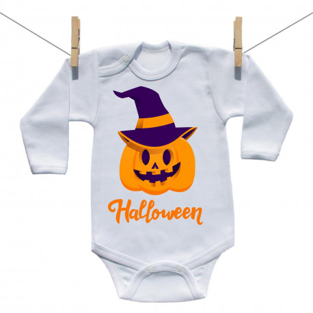 Bodije s dugim rukavom Halloweenska bundeva