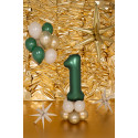 Folijski balon Broj 1, 86cm, Boja boce zelena