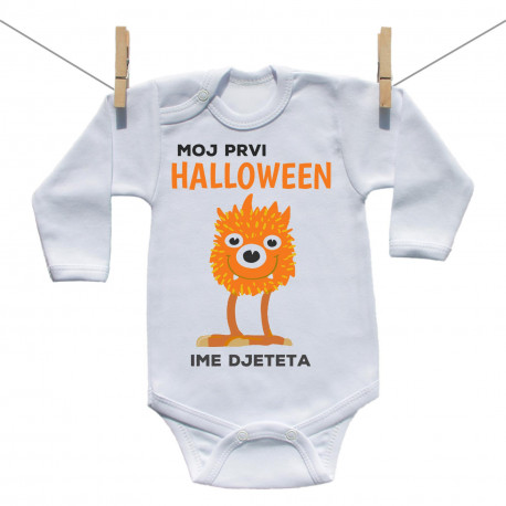 Bodije s dugim rukavom Moj prvi Halloween duhić Bodije s dugim rukavom Moj prvi Halloween duhić