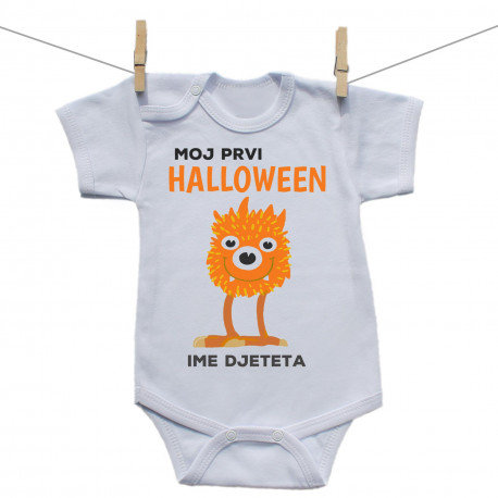 Bodije s kratkim rukavom Moj prvi Halloween duhić Bodije s kratkim rukavom Moj prvi Halloween duhić