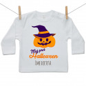 Majica s dugim rukavom Moja prva Halloween bundeva