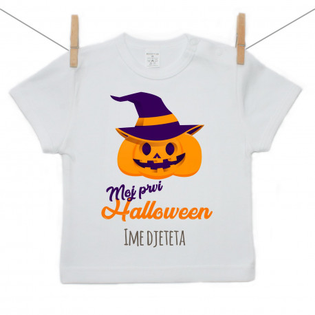 Majica s kratkim rukavom Moja prva Halloween bundeva