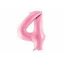 Folija balon broj 4, 86cm, roza