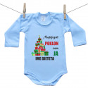 Plave bodije s dugim rukavom Najljepši poklon sam ja