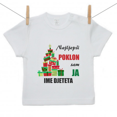 Majica s kratkim rukavom Najljepši poklon sam ja Majica s kratkim rukavom Najljepši poklon sam ja