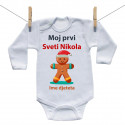 Bodije s dugim rukavom Moj prvi Sveti Nikola