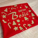 Limitirano zlatno izdanje crvena muška majica Sretan Božić