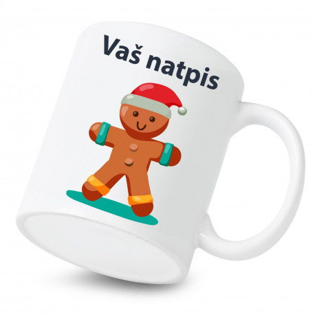 Keramička šalica Sveti Nikola s natpisom po želji