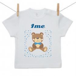 Majica s kratkim rukavom s medvjedićem za dječake
