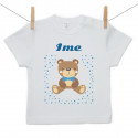 Majica s kratkim rukavom s medvjedićem za dječake