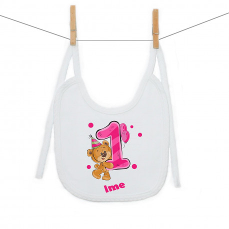 Podbradak Imam 1 godinu s medvjedićem za djevojčice