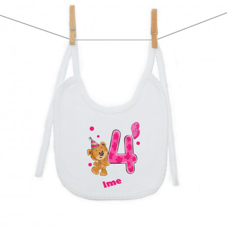 Podbradak Imam 4 godine s medvjedićem za djevojčice