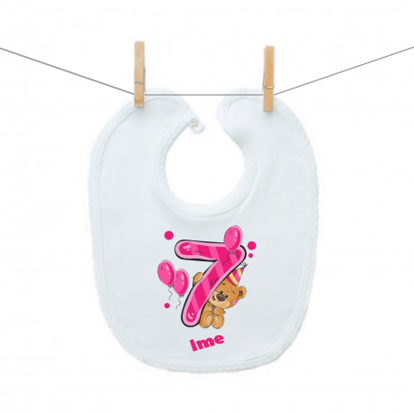 Podbradak Imam 7 godina s medvjedićem za djevojčice