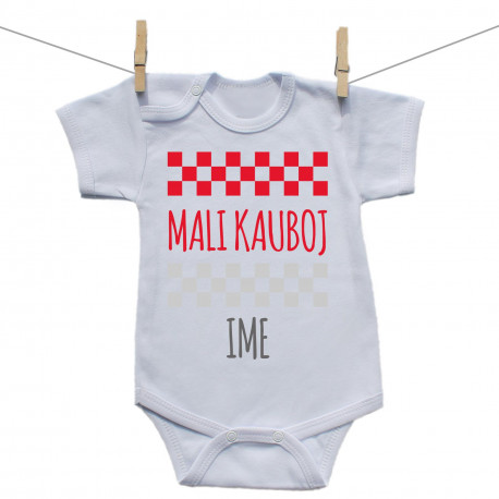 Bodije s kratkim rukavom Mali Kauboj