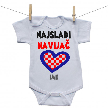 Bodije s kratkim rukavom Najslađi navijač